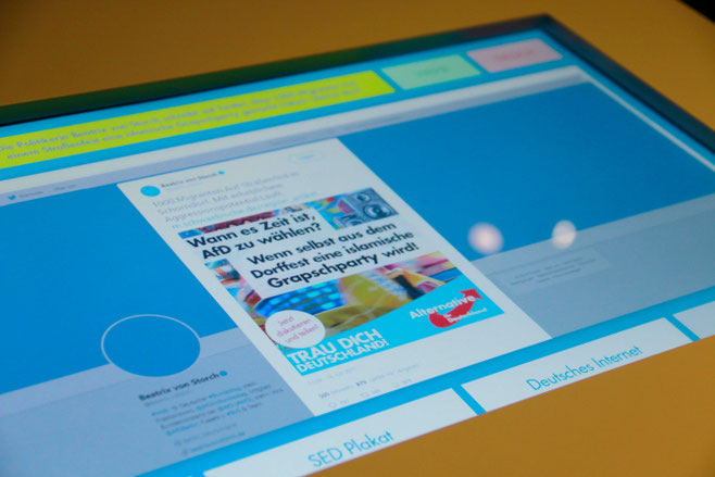 Wahrheit oder Fakenews? Die Mitmachstation zum Thema Falschnachrichten, Bild: Timo Mäule