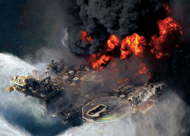 Olieudslip på BP's olieplatform "Deepwater Horizon" i 2010