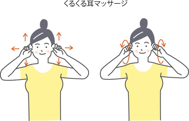 気象病には耳のマッサージ