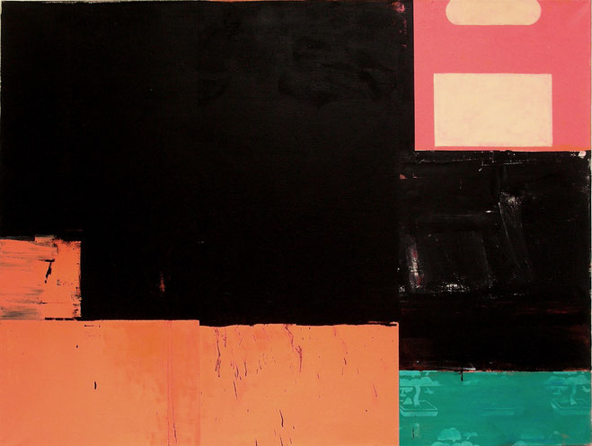 "Shinjuku Night", 2003, Öl auf Leinen, 120 x 140cm, Privatsammlung Hannover