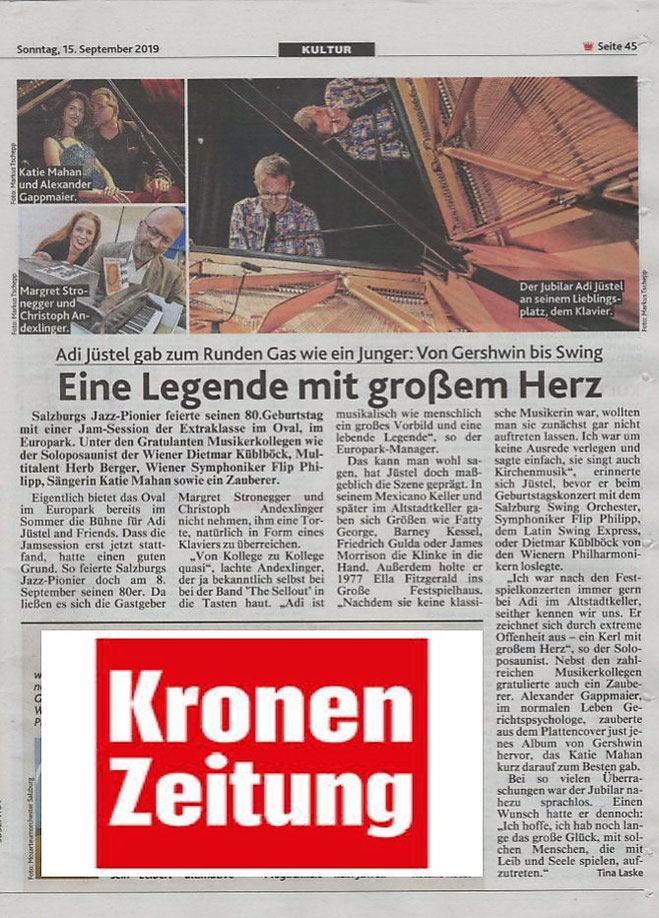 Kronenzeitung 15. Sept. (S 45)