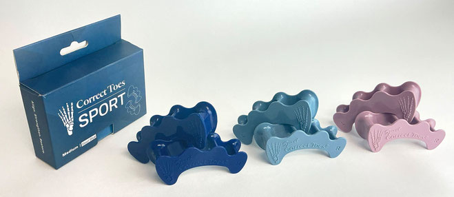 Zehenspreizer CorrectToes im Einsatz