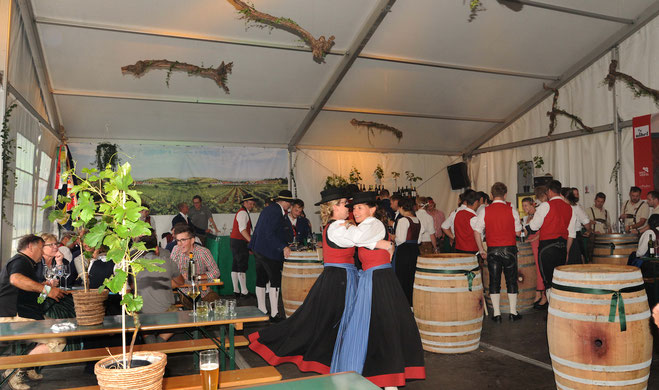 Unsere Weinlaube beim AMF 2017