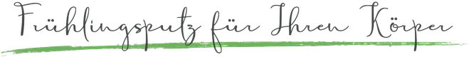 Body Detox® - Frühlingsputz für Ihren Körper