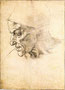 ミケランジェロ・ブオナローティ「システィーナ礼拝堂天井画 〈クマエの巫女〉のための習作」