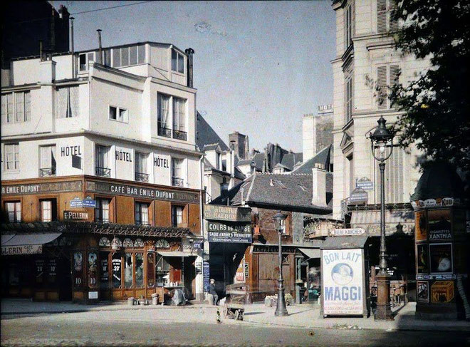 boulevard Beaumarchais, Paris, 1914, musée Albert Kahn