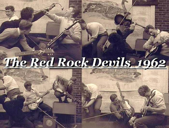 Met nog wat zelfgebouwde boxen en een(zang) versterker, kan het "rock"werk beginnen !