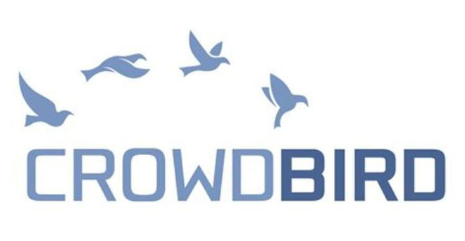 Crowdbird, freaky finance, P2P-Plattformen, Immobilien-Crowdinvesting Plattformen, kostenloser P2P- und Immobilien-Crowdinvesting Plattform Vergleich, Vögel, Logo, Schriftzug