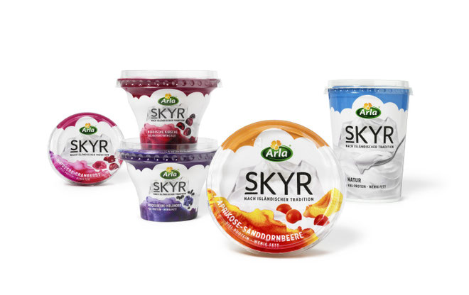 Arla - Skyr - Packaging - Verpackung - Design - DesignKis - 2015 - Jugurt - Becher -2015