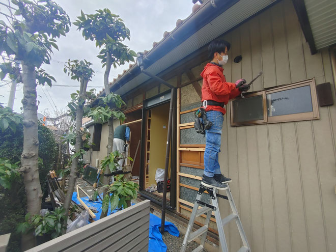 イクメンリフォームによる岐阜県羽島郡笠松町の住宅のリノベーション工事中！