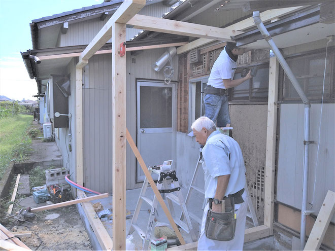 イクメンリフォームによる、岐阜県瑞穂市の住宅の増改築・リフォーム工事中！