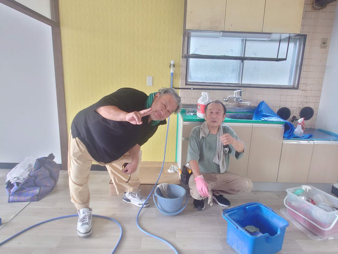 イクメンリフォームによる岐阜県岐阜市の賃貸マンションの激安リフォーム中！