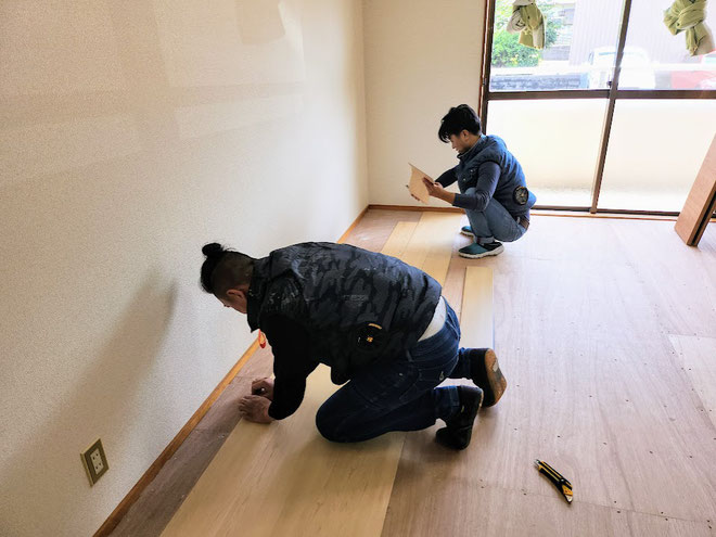 愛知県一宮市の賃貸アパートの激安リフォーム
