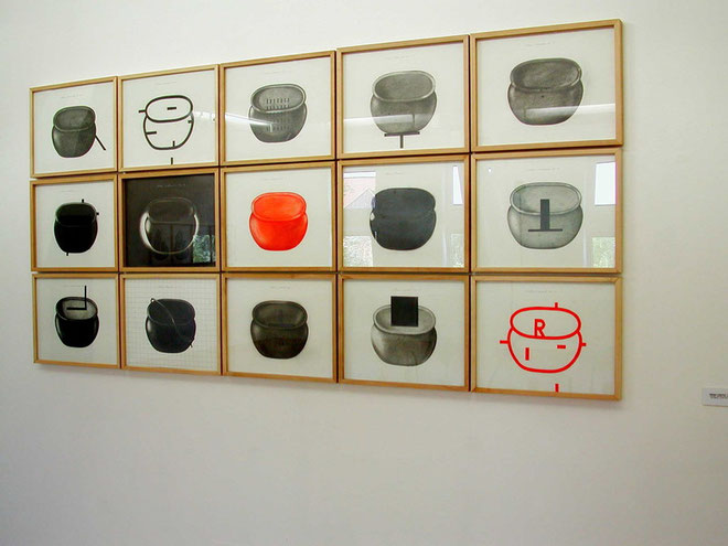 "Stilleben/Standard",  2004, im Kunstverein Gifhorn  2005