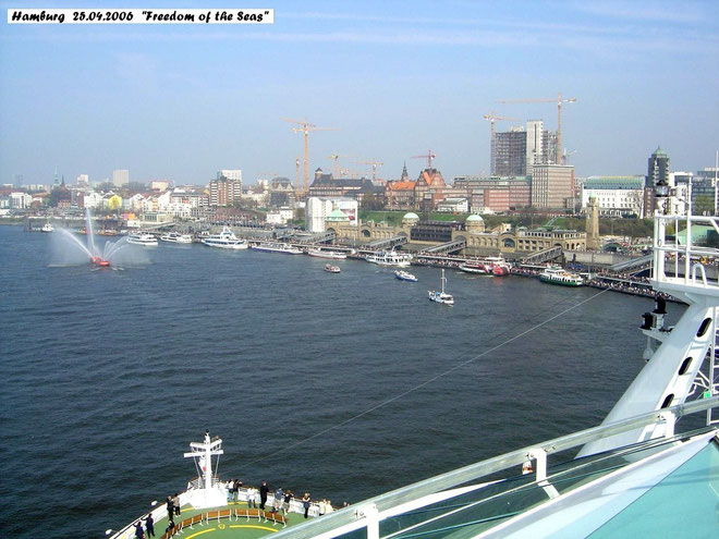 ...Hamburg... ...an Bord der " Freedom of the Seas "
