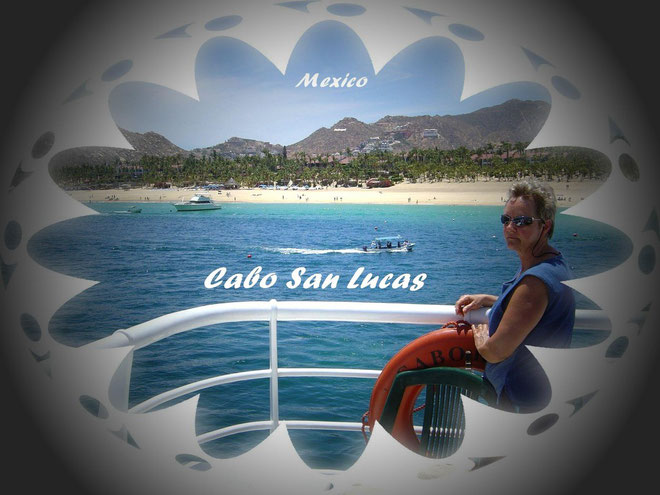...mit der "Radiance of the Seas" in Cabo San Lucas , ,...an Bord einer Motorjacht