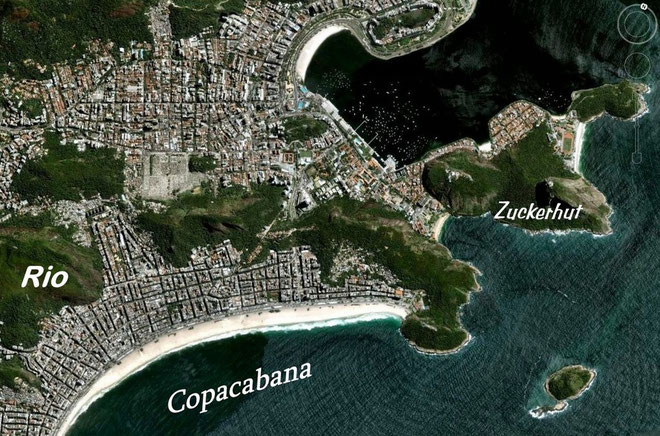 Foto... "Google Earth" ... Rio de Janeiro ...