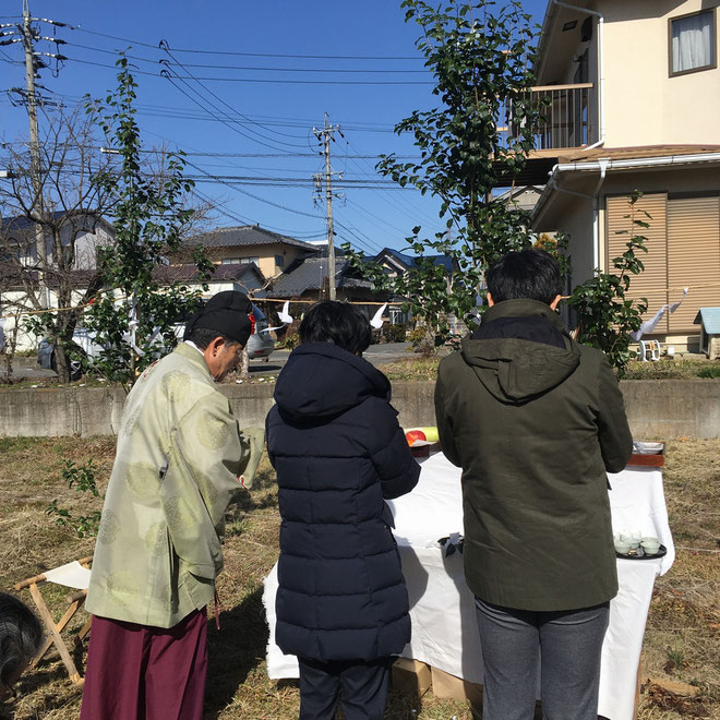 長野県　松本市　建築設計事務所　建築家　news設計室　丸山和男　住宅設計　地鎮祭　設計監理　島内の家Ⅱ