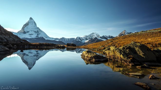 Riffelsee mit Matterhornspiegelung