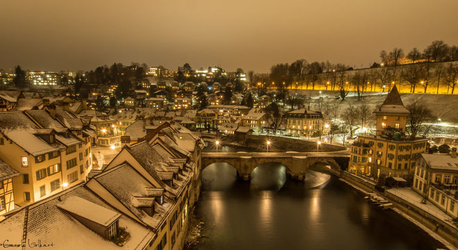 Blick in Richtung Untertorbrücke und rechts der Aargauerstalden