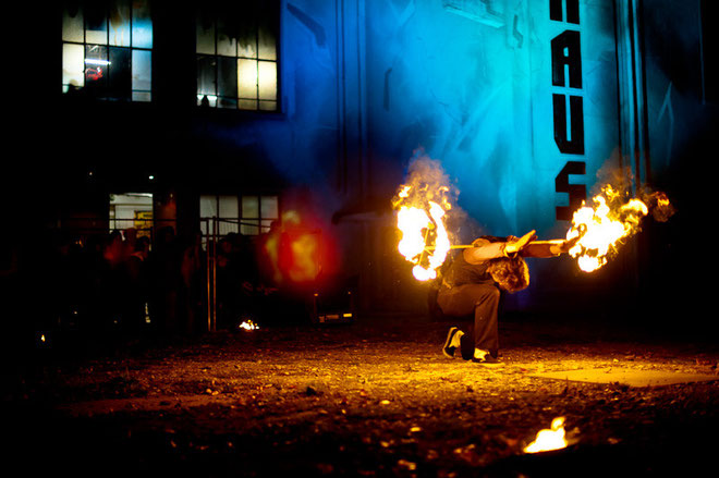 Feuerschlucker Feuerspucker "Fantômes de Flammes"