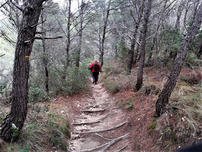 Montée vers les Mayorques