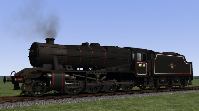 BR Lined Black late crest8F  (requires Woodhead 8F to work) 