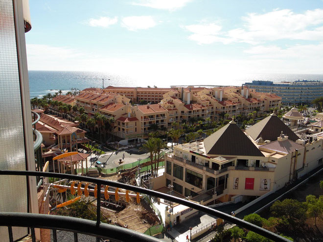 Ausblick vom Balkon