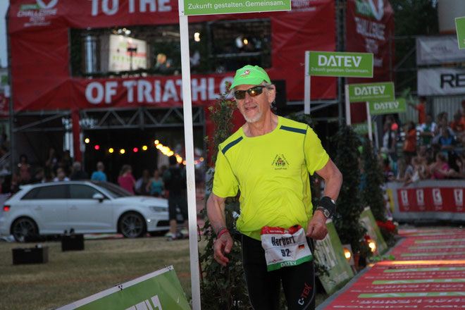 Herbert Graf finished beim Ironman in Roth über die Langdistanz