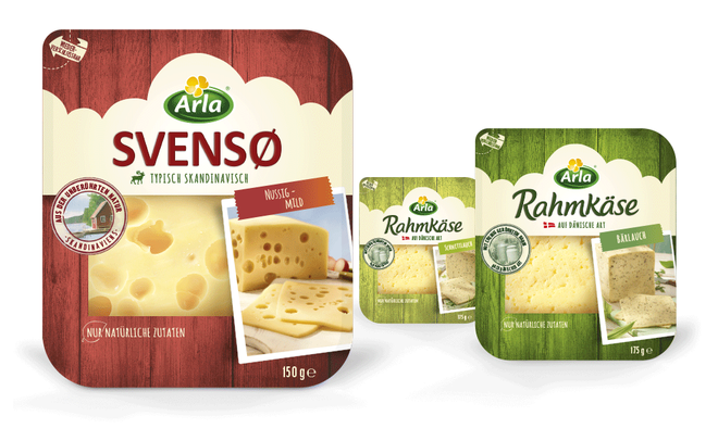 Arla - Käse - Skandinavien - Dänemark - Svenso - Rahmkäse - DesignKis - Packaging - Design - 2014 - Verpackung