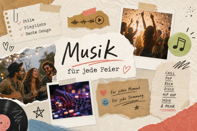 Musik für jede Feier - Stile, Playlist und die besten Songs