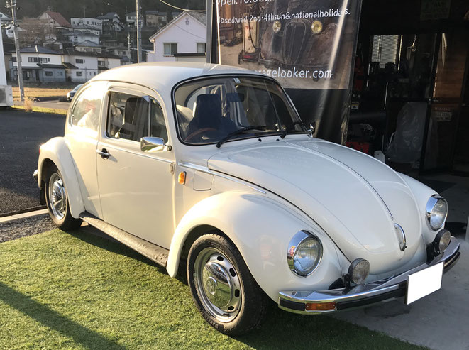 空冷ビートル　納車　岐阜市岩田西　ガレージルッカー　garagelooker