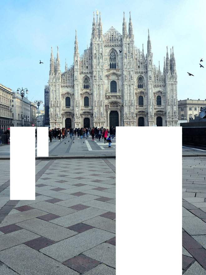 naked MILAN - censored | 2018 - Aludibond - Edition of 3 ::: 60x80cm | 987,00€