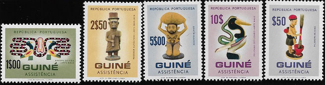 Stamps not affected - African art