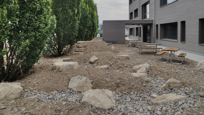 Steingarten anlegen. Kies, Schotter und Felsen im Garten ...