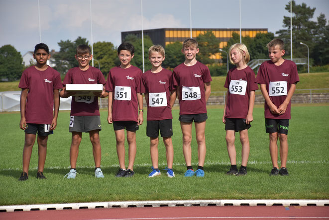 Auch bei den jüngsten Knaben der Kat. U12 m siegte das LZO-Team.