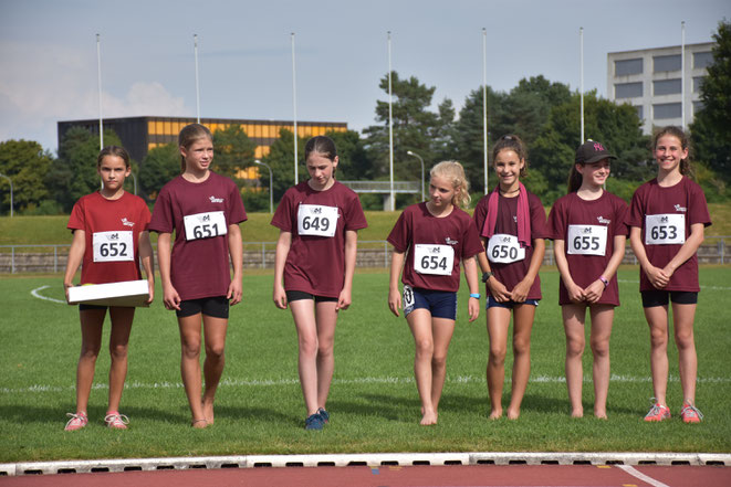 Das LZO-Mädchenteam als Siegerinnen in der jüngsten Kategorie U12 w.