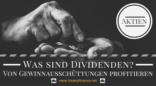 Titelbild, Was sind Dividenden?, 2 Hände zählen Bargeldmünzen