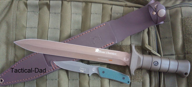 Das neue Eickhorn Boar Hunter und das Para 2 Messer bilden das neu Waidbesteck. Eickhorn setzt damit völlig neue Maßstäbe bei den jagdlichen "Blankwaffen". 