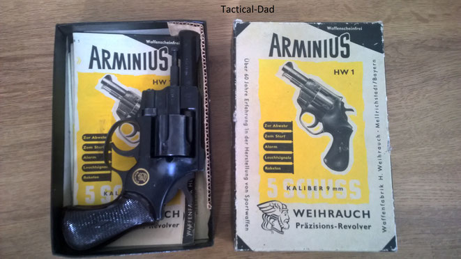 Meine Arminius HW1 Schachtel ist vermutlich von der ältereren Version ohne PTB Zulassung.