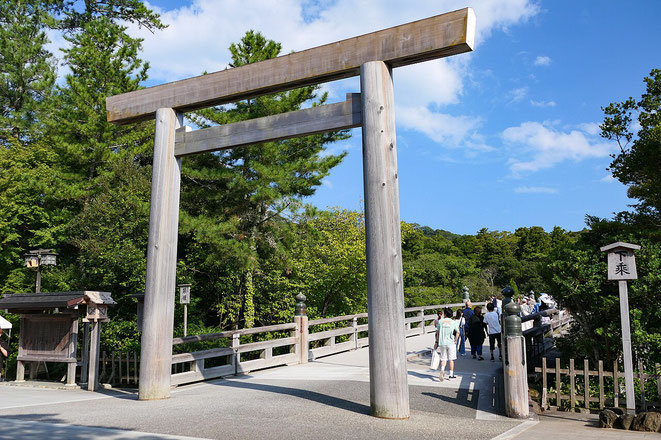 ※伊勢神宮 宇治橋鳥居