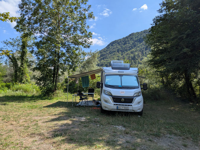 Reisemobil Knaus VAN TI 550 MF unterwegs in Slowenien
