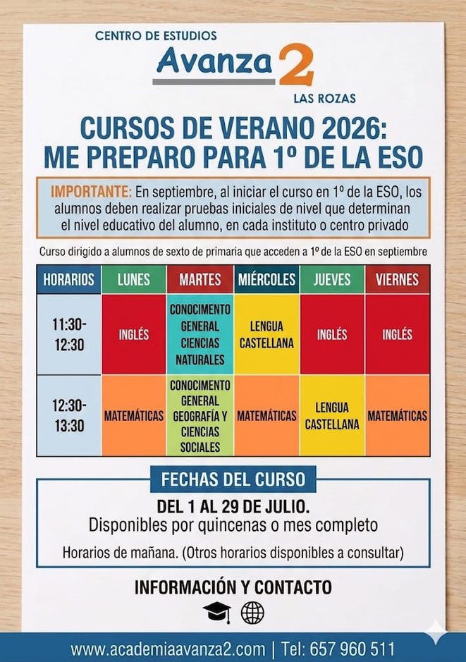 Academia Las Rozas Avanza2