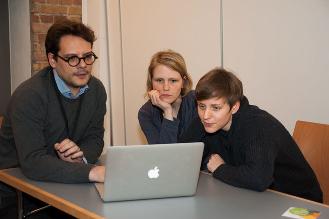 Joos Callens (left) during the Open Summit. Photo by Vytautas Vaiceliunas