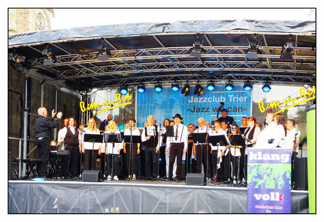 Klangvolk e.V. zusammen mit PLAN B beim Jazz am Dom 2024