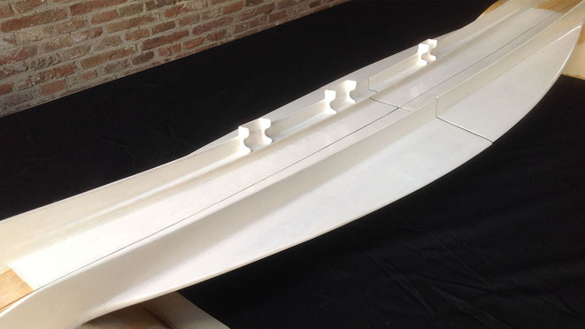 Architectonisch ontwerp van een biobased composietbrug door RO&AD architecten.