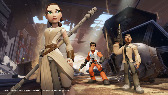 Star Wars, Force Awakens, The Force Awakens, Rey, Finn, Poe Dameron, Disney Infity 3.0