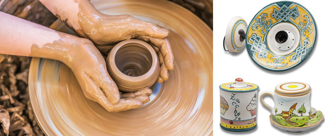 Lavorazione a mano della ceramica