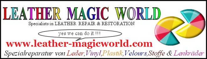 Monogram von der Firma Leather Magic World - Professionelle Lederreparatur und Lederpflege Firma in der nähe Möbel und Auto