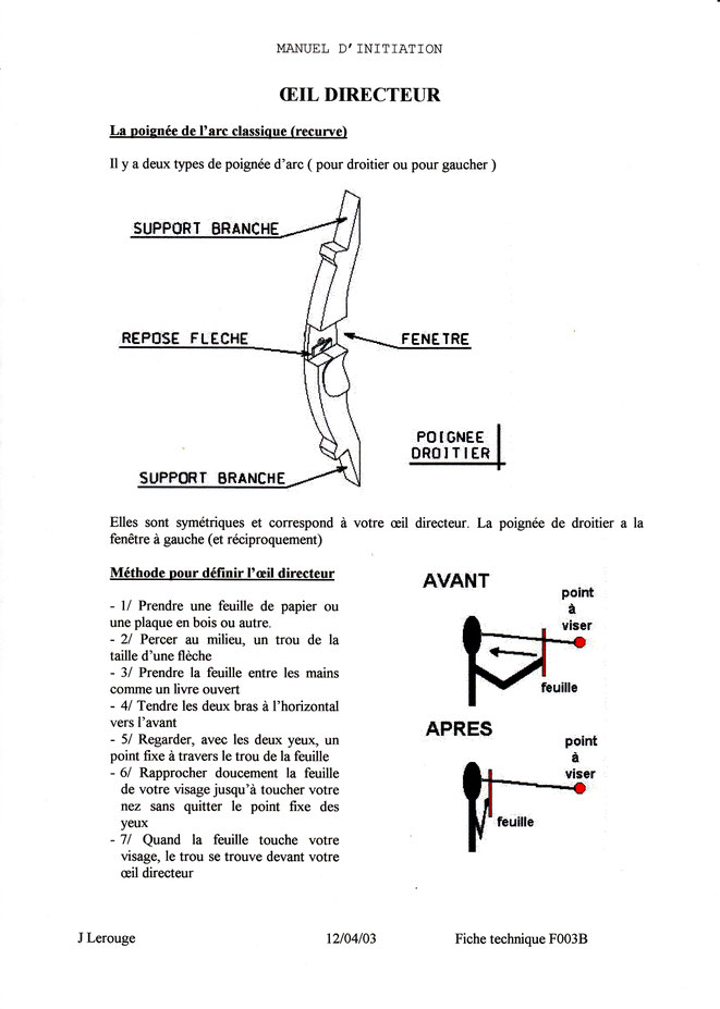 JE CHOISIS UN ARC - Site de jojonavajo